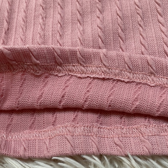 Boutique Cable Pattern Top ๐ Pink - Picture 10 of 11